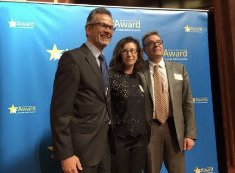 Cerimonia premiazione DG Sante