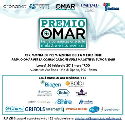 Premio Omar malattie rare