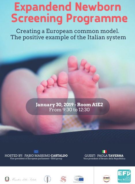 Convegno Screening Neonatale Bruxelles