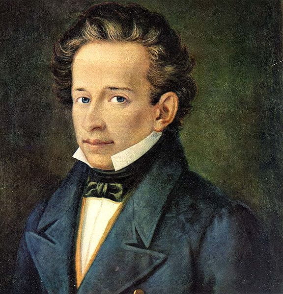 Lo scrittore Giacomo Leopardi