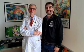 Il professor Giampaolo Tortora e il dottor Carmine Carbone - tumore al pancreas