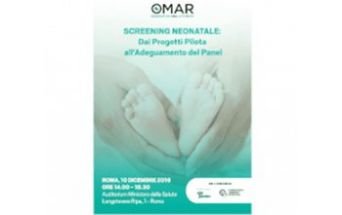 Locandina evento screening neonatale