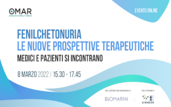 FENILCHETONURIA - 8 marzo 2022, PKU, le nuove prospettive terapeutiche. Medici e pazienti  si incontrano