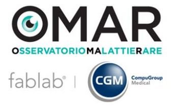 Logo OMaR e logo fablab
