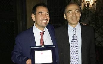 Sergio Ferini Strambi, presidente di AIEPN, insieme al prof. Antonio Maria Risitano